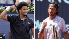 Fils et Rublev en finale de l’Open de Barcelone