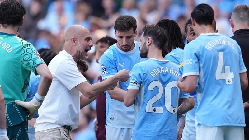 Manchester City Aston Villa : les adieux de Guardiola et Bernardo Silva