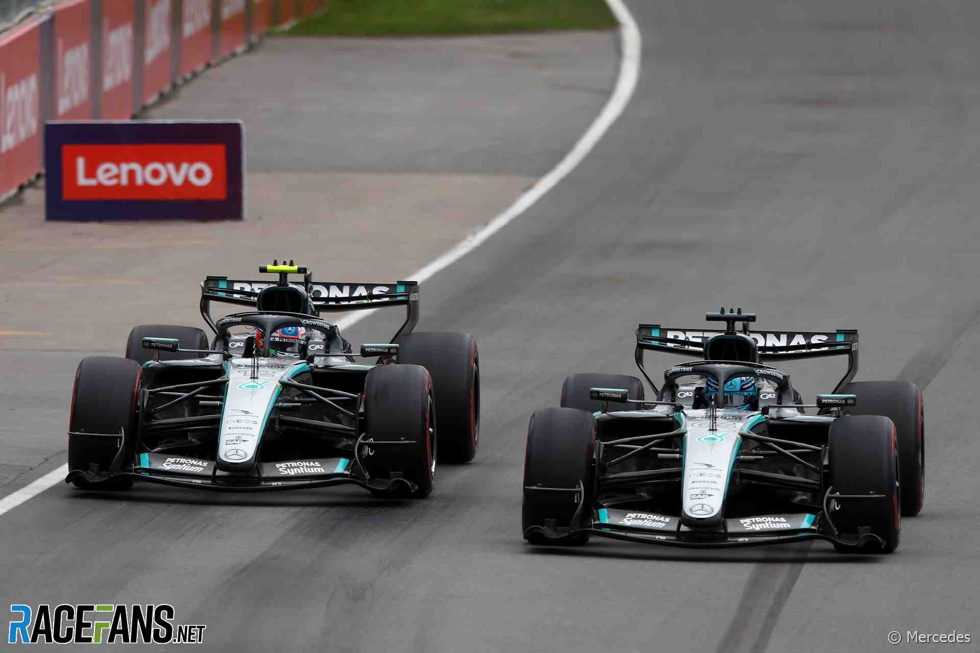 Mercedes arbitre le duel Russell-Antonelli au GP du Canada
