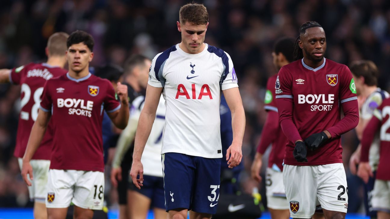 Tottenham et West Ham en lutte pour leur maintien