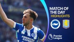 Brighton écrase Aston Villa en ouverture de saison