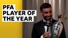 Bruno Fernandes sacré meilleur joueur de l&rsquo;année par les joueurs