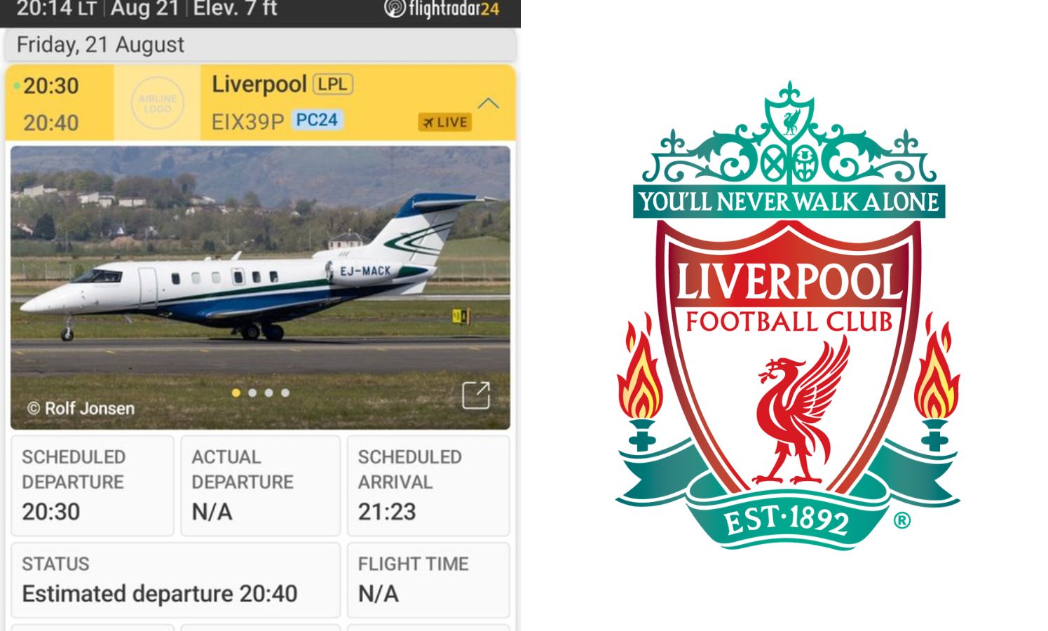 Un jet privé vers Liverpool relance les rumeurs sur Minteh