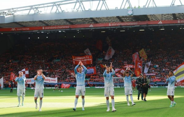 Man City triomphe malgré l&rsquo;hostilité d&rsquo;Anfield